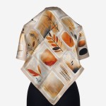 Gawroszka 53x53cm z naturalnego jedwabiu, G044